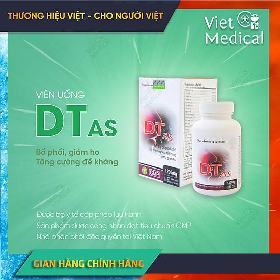 Viên uống dtas việt medical hỗ trợ bổ phế - ảnh sản phẩm 1