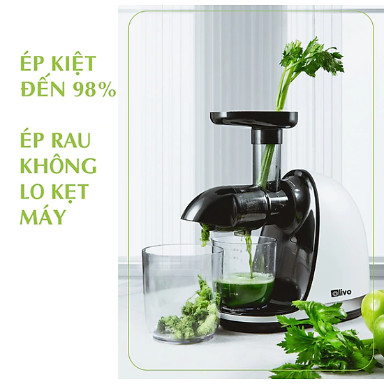 Máy ép chậm olivo sj22 thương hiệu mỹ công suất 150w - ảnh sản phẩm 3