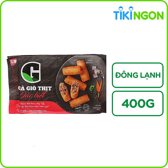 Chả giò thịt đặc biệt g-kitchen đông lạnh 400g - ảnh sản phẩm 1