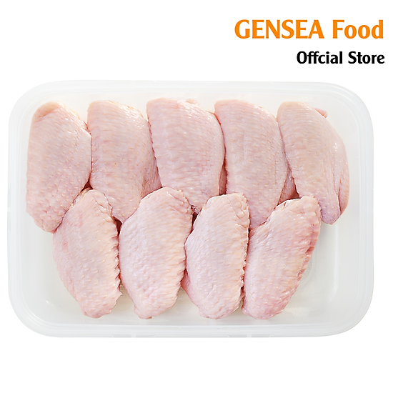 Cánh gà khúc giữa gensea food g5023chuẩn iso 22000 2018 cấp đông nhanh - ảnh sản phẩm 6