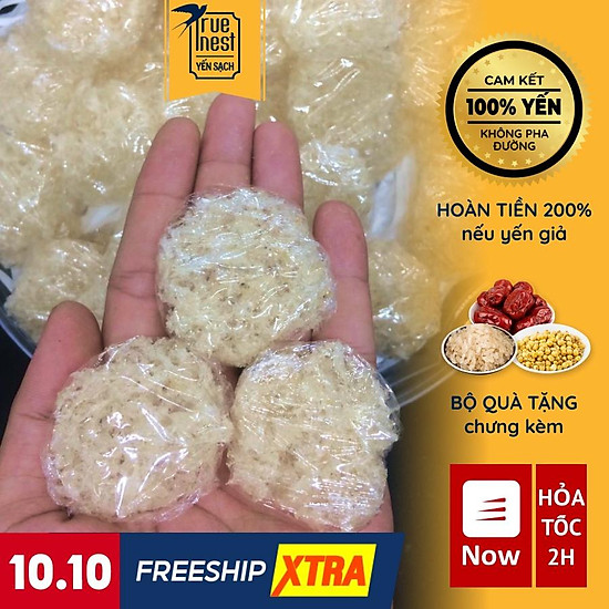 Dùng thử tổ yến tinh chế - yến baby 100% yến không pha viên to 2g set, yến - ảnh sản phẩm 1