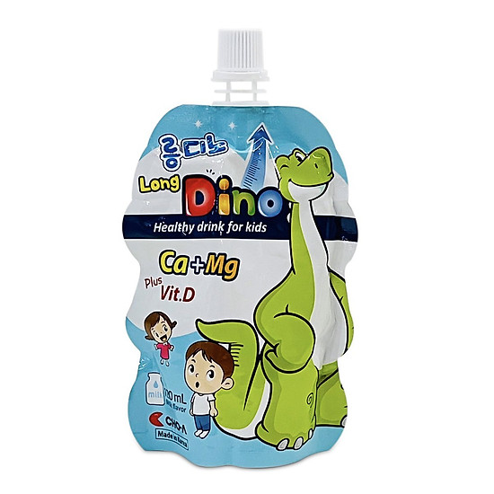 Nước uống dinh dưỡng vị sữa dành cho trẻ em long dino mẫu mới 10 gói x - ảnh sản phẩm 1