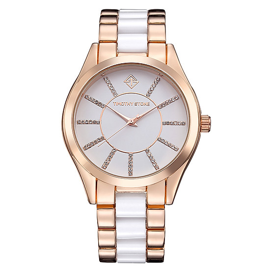 Đồng hồ Nữ Timothy Stone Women's CHARME-BICOLOR Rose Gold-Tone and Whi...