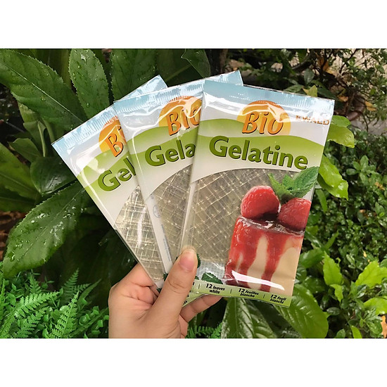 Gelatin hữu cơ  dạng lá  20gr - ảnh sản phẩm 3