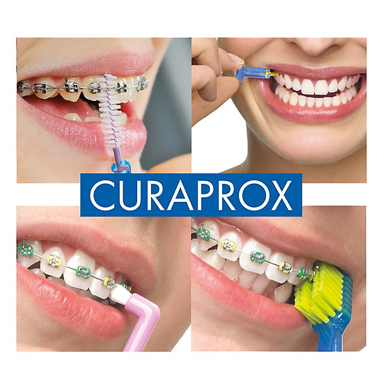 Bộ chăm sóc răng niềng curaprox ortho kit màu sắc bàn chải bất kỳ - ảnh sản phẩm 8