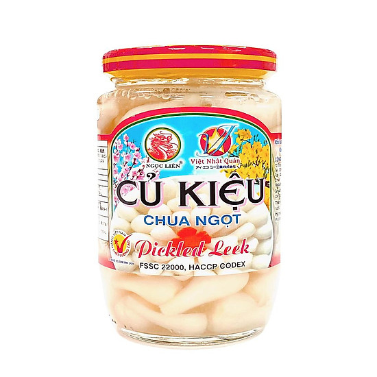 Chỉ giao hcm - củ kiệu chua ngọt ngọc liên - hộp 850gr - ảnh sản phẩm 1