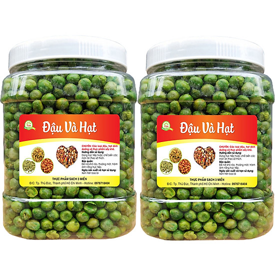 Combo 2 hũ 500g đậu hà lan tỏi ớt và 500g đậu hà lan muối - ảnh sản phẩm 5