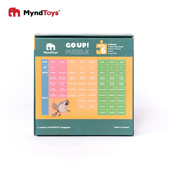 Đồ chơi xếp hình myndtoys - go up puzzle level 6 - ảnh sản phẩm 4