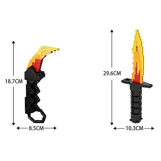 Đồ Chơi Lắp Ráp Kiểu LEGO Mô Hình Dao Butterfly  M9 Bayonet  Karambit   Bouy Trong Cảnh Sát Quân Đội  Shopee Việt Nam