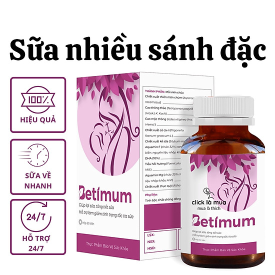 Cốm lợi sữa vitamin sau sinh cho con bú betimum - ảnh sản phẩm 1