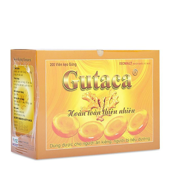 Kẹo gừng gutaca original giúp ấm bụng và họng, giảm khó chịu do cảm lạnh - ảnh sản phẩm 2