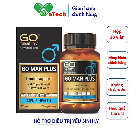 Viên uống go man plus tăng cường sinh lý cải thiện tình trạng xuất tinh - ảnh sản phẩm 1