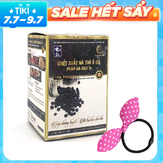 Chiếc xuất hà thủ ô đỏ phạm gia gold 3+ hộp nhỏ gọn 120gram - ảnh sản phẩm 1