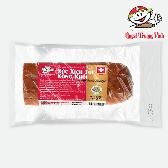 Xúc xích tỏi cắt khúc garlic sausage portion500gr pe - ảnh sản phẩm 2