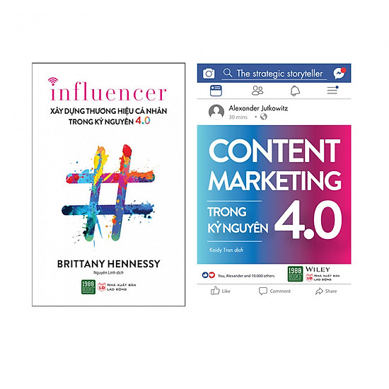 Sách Combo : Content Marketing Trong Kỷ Nguyên 4.0 + Xây Dựng Thương Hiệu Cá Nhân Trong Kỷ Nguyên 4.0 - Web sách hay