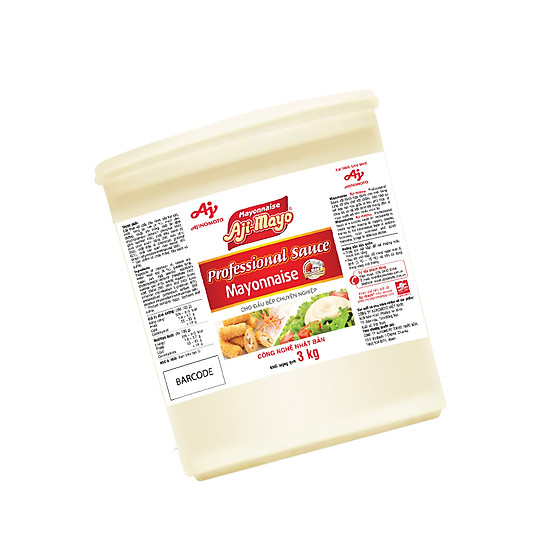 Xốt mayonnaise aji-mayo professional sauce 3kg - ảnh sản phẩm 4