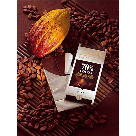 Socola pháp lindt excellence 70% cacao thanh100g - ảnh sản phẩm 3