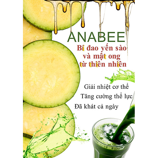 Bí đao yến sào và mật ong-anabee - ảnh sản phẩm 4