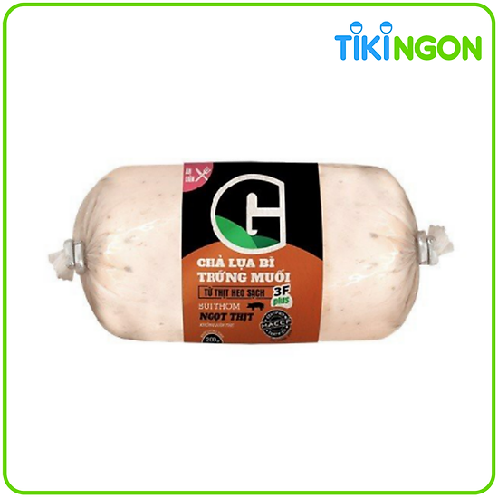 Chả lụa bì trứng muối g-kitchen 200g - ảnh sản phẩm 4