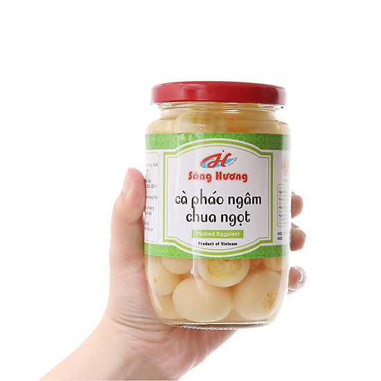 Combo 1 hũ cà pháo ngâm chua ngọt 370g + 1 hũ ớt tươi xay 390g sông hương - ảnh sản phẩm 6