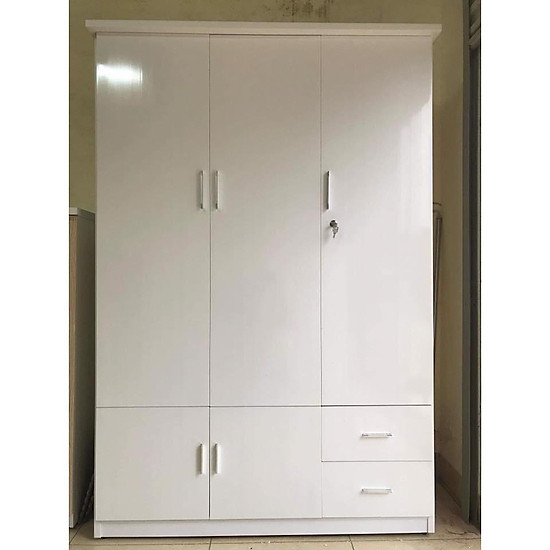 Tủ Nhựa 3 Cánh, Tủ Quần Áo Nhựa Đài Loan Màu Trắng, Hồng, Xanh Dương, Vân  Gỗ Óc Chó, Vân Gỗ