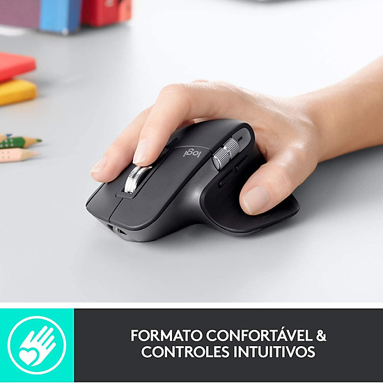 Chuột bluetooth không dây logitech mx master 3 2.4g - hàng chính hãng - ảnh sản phẩm 4