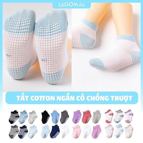 Tất trẻ em cao cấp kẻ sọc cotton từ 1-3 - ảnh sản phẩm 2