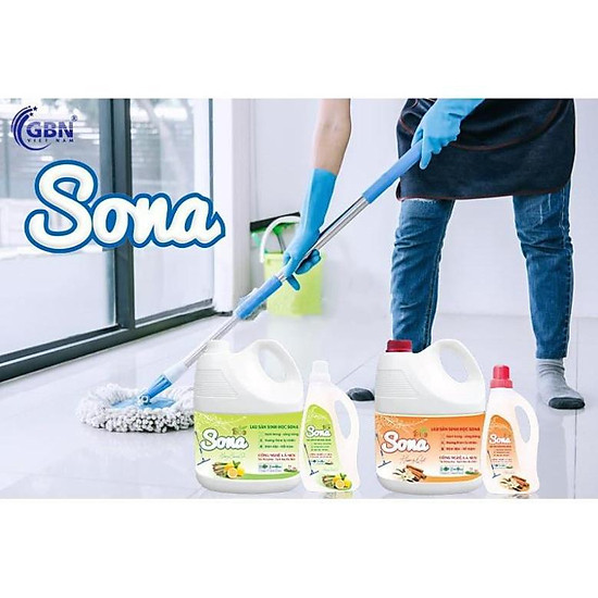 Nước lau sàn sinh học sona 3,6kg hương quế - ảnh sản phẩm 3