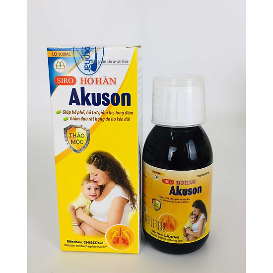 02 hộp siro ho hàn akuson lọ 100ml, phòng ngừa các bệnh hô hấp trên - ảnh sản phẩm 4