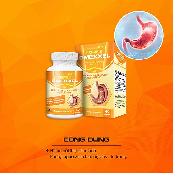 Viên uống premium omexxel curcumin c3 complex w bioperine - ảnh sản phẩm 4