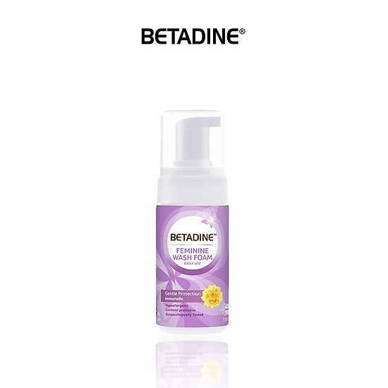 Bọt vệ sinh phụ nữ betadine feminine wash foam daily use gentle protection - ảnh sản phẩm 2