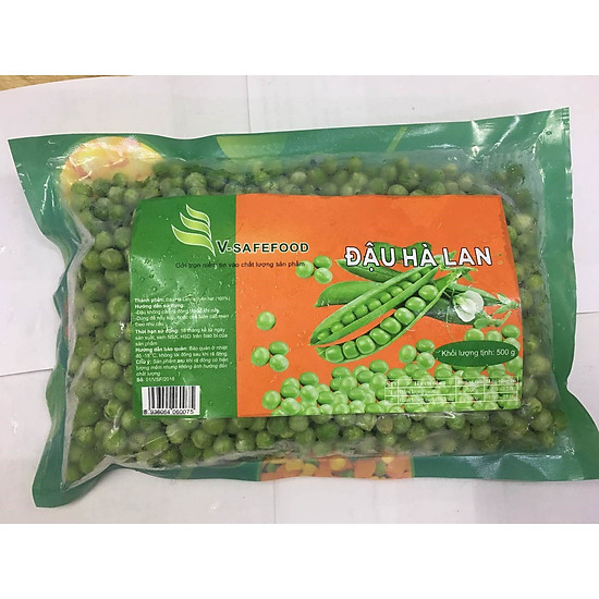 Chỉ giao hcm - đậu hà lan vsafefood 500g - ảnh sản phẩm 1