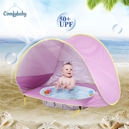 Lều đi biển che nắng cho bé chống tia uv 50+ 4babies - comfybaby - pq122 - ảnh sản phẩm 4