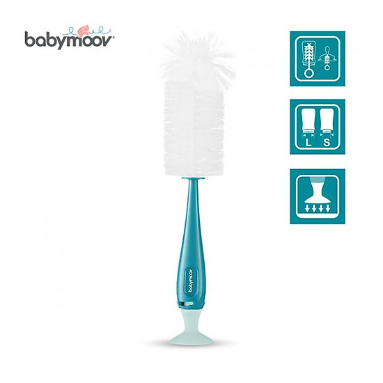 Chổi cọ bình sữa & núm ti babymoov bm16596 xanh ngọc - ảnh sản phẩm 1