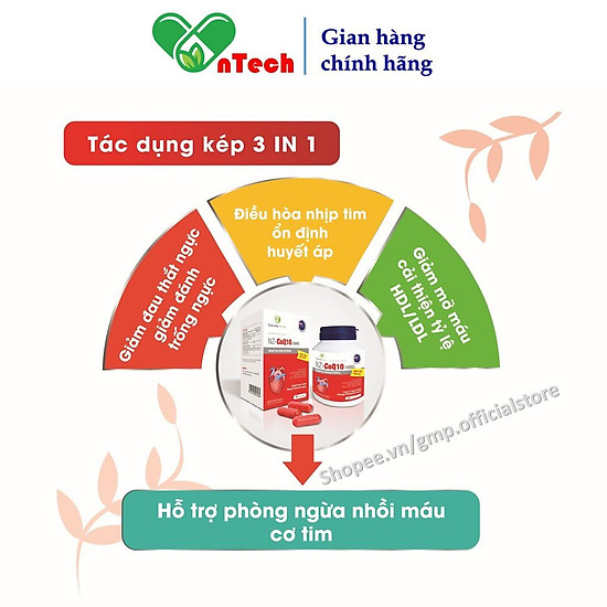 Viên uống bổ tim mạch coq10 phòng và hỗ trợ điều trị các bệnh tim mạch rối - ảnh sản phẩm 2