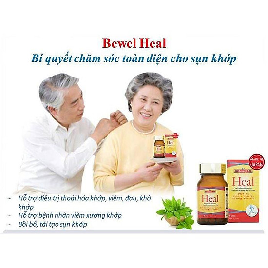 Thực phẩm chức năng từ nhật bản bewel heal hỗ trợ bồi dưỡng sụn khớp hộp - ảnh sản phẩm 4