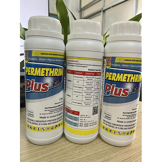 Thuốc diệt muỗi nhập khẩu nguyên chai anh quốc permethrin plus 50ec chai - ảnh sản phẩm 7