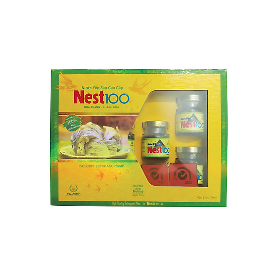 Hộp yến sào nest100 không đườngdung tích 70ml lọ - ảnh sản phẩm 3