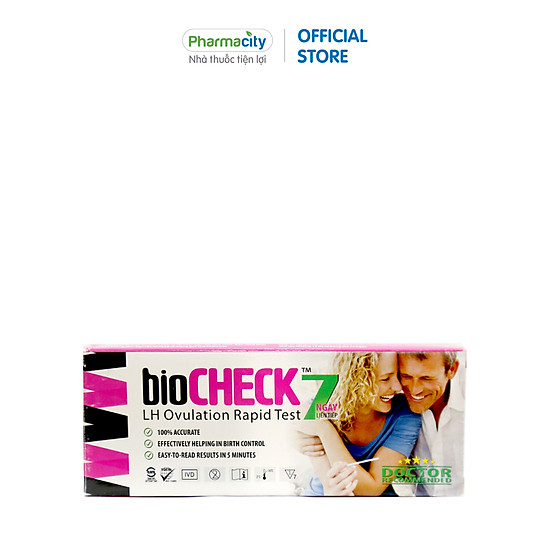 Que thử rụng trứng biocheck test hộp 7 test - ảnh sản phẩm 1