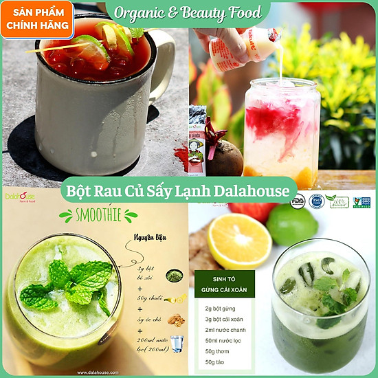 Combo bột rau củ detox - thải độc , thanh lọc cơ thể dalahouse - ảnh sản phẩm 3