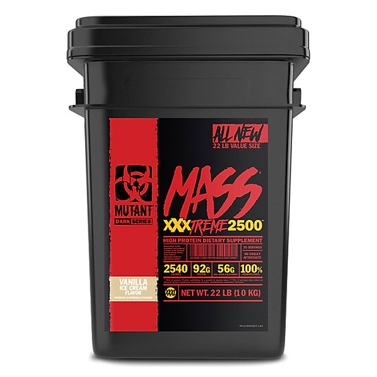 Sữa tăng cân mutant mass xxxtreme 2500 22lbs 10kg - ảnh sản phẩm 1
