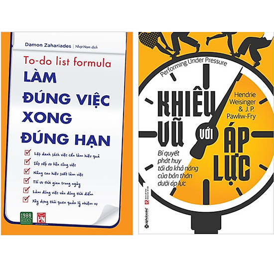 

Combo 2 Cuốn Sách:  Khiêu Vũ Với Áp Lực + Làm Đúng Việc Xong Đúng Hạn