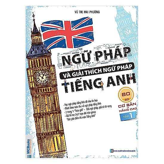 

Ngữ Pháp Và Giải Thích Ngữ Pháp Tiếng Anh Cơ Bản Và Nâng Cao (Tập 1) (Tặng kèm Kho Audio Books)