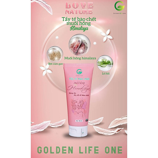 Combo tẩy tế bào chết love nature 100ml + sữa rửa mặt 50ml + kem mụn 15g + - ảnh sản phẩm 2