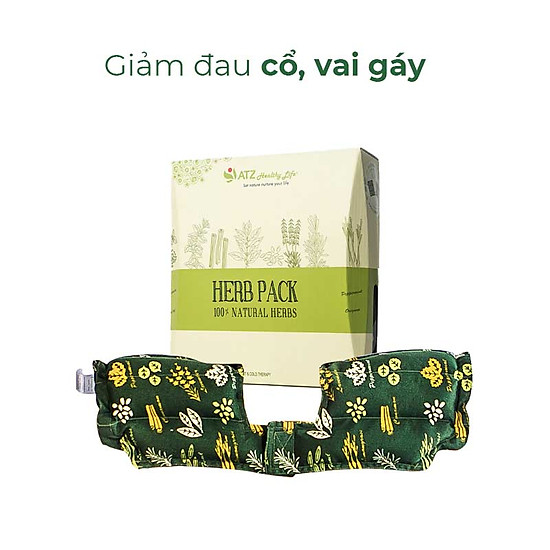 Túi chườm vai thảo dược - atz organic - nóng lạnh đa năng - ảnh sản phẩm 2