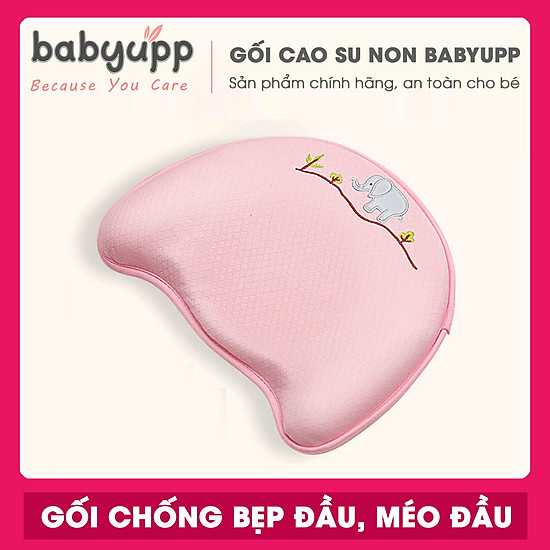 Gối cao su non cho bé cao cấp. gối memory foam chống méo đầu - bẹp đầu - ảnh sản phẩm 1