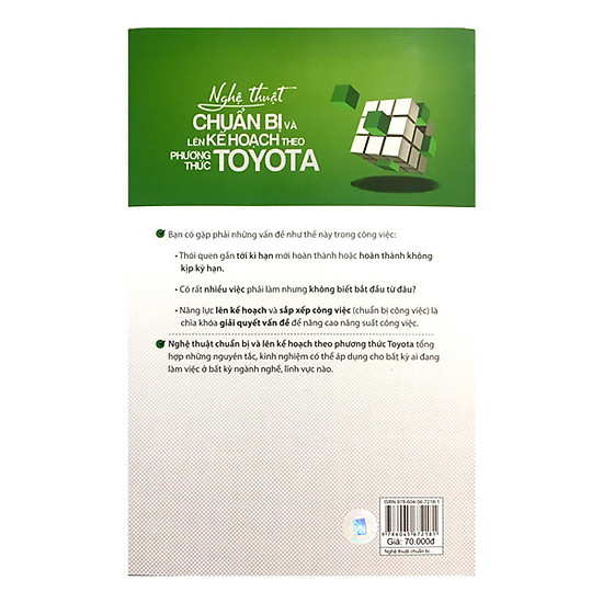 Nghệ thuật chuẩn bị và lên kế hoạch theo phương thức toyota bc - ảnh sản phẩm 2