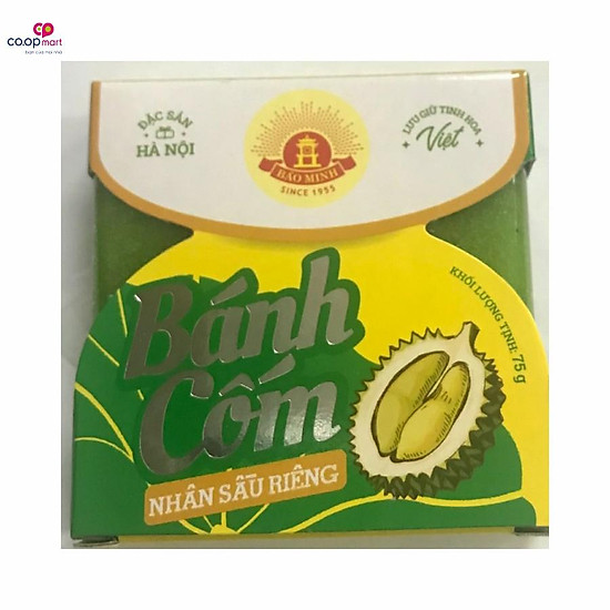 Bánh cốm đậu xanh sầu riêng bm 75g-3416899 - ảnh sản phẩm 1