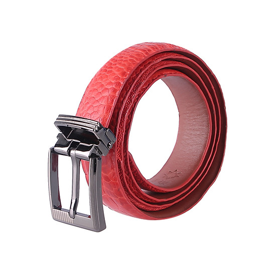 Thắt Lưng Nữ Da Đà Điểu Trơn Huy Hoàng HT5413 - Đỏ 