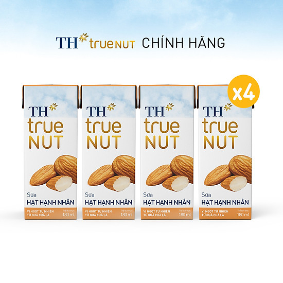 8 lốc sữa hạt hạnh nhân th true nut 180ml 180ml x 4 hộp - ảnh sản phẩm 2